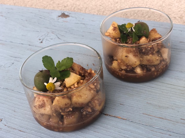 Jablíčka s vlašskými ořechy